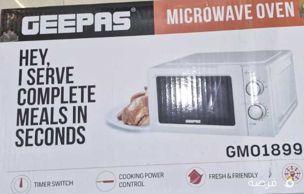 ميكرويف ماركة Geepas جديد بالكرتونه