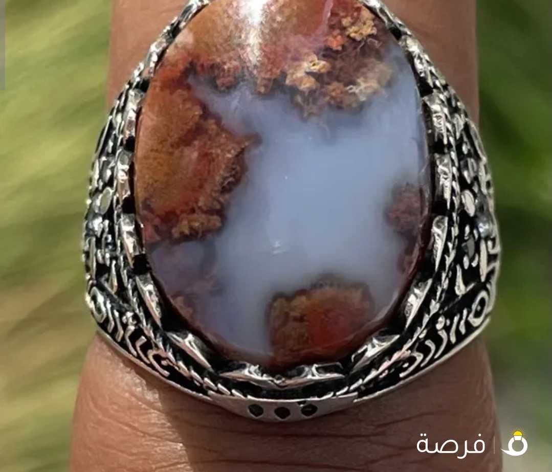 خاتم عقيق يماني فاخر