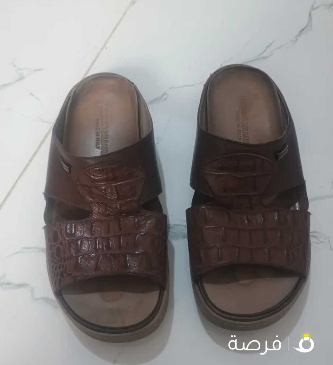 جوتي اصلي صناعة ايطالي جلد طبيعي مقاس 41