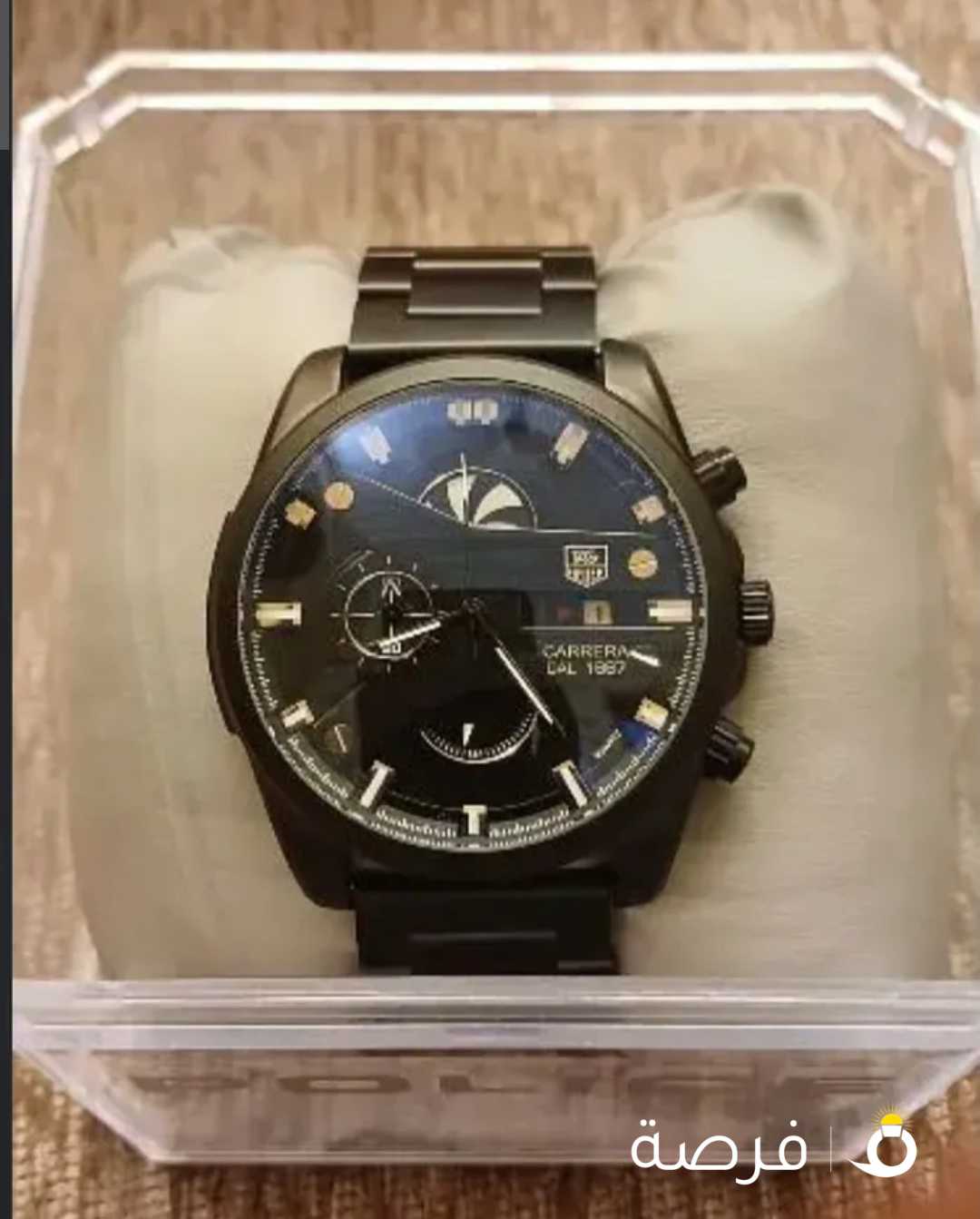 Tagheuer watch for sale colour Matblack excellent condition.