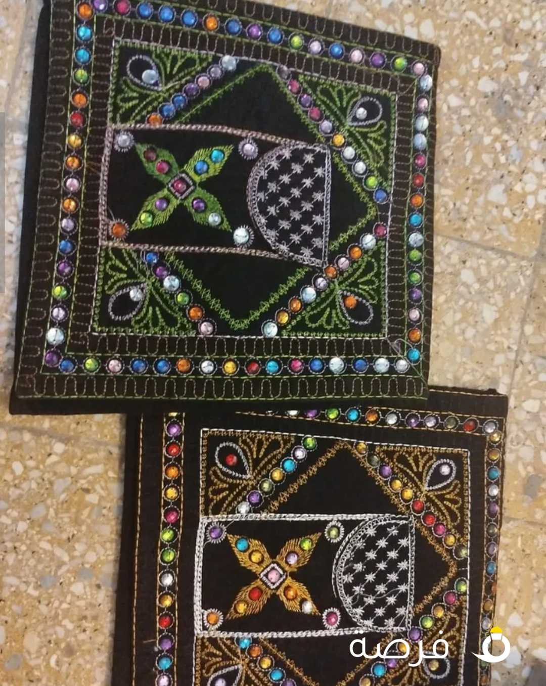 Embroidery small purse ladies