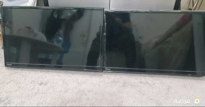 عدد 2 شاشه 24 بوصه توشيبا