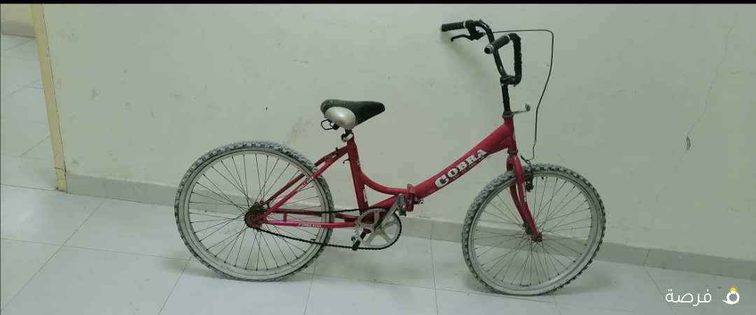 دراجه هوائيه تنطوي مستعمله بحاله جيده التاير بس بنشر يبي تصليح بسعر مناسب جدا 12 دينار