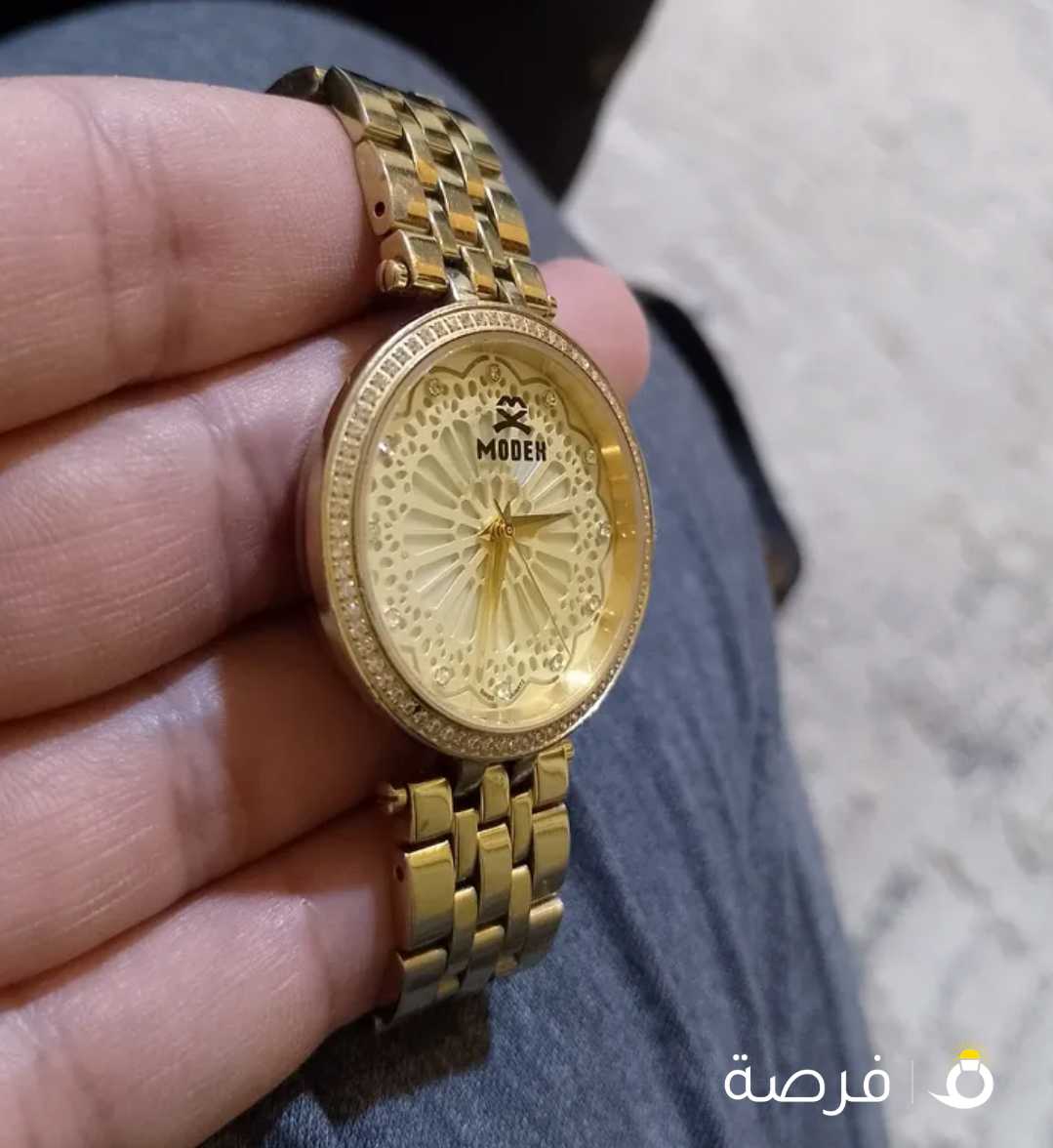 ساعه نسائيه ماركه modex السويسريه بحاله ممتازه تعمل بدقه