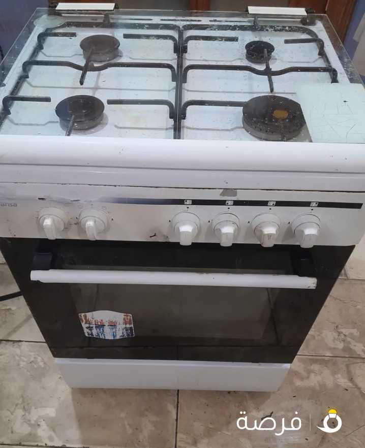 بوتاجاز 4 شعله شغال كله فوق وتحت بامتياز بالمهبوله