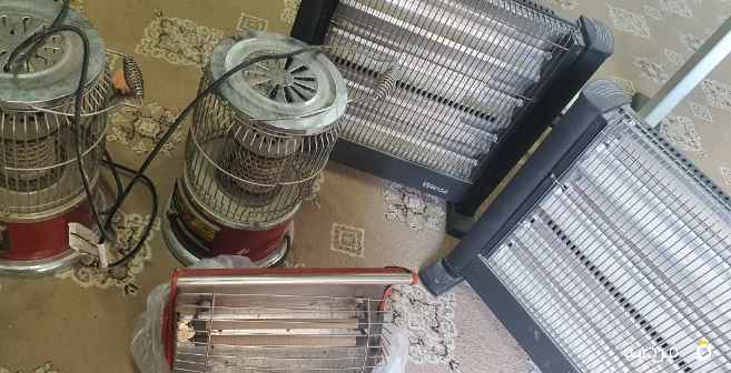 للبيع: مجموعة دفايات شغالة وبحالة جيدة