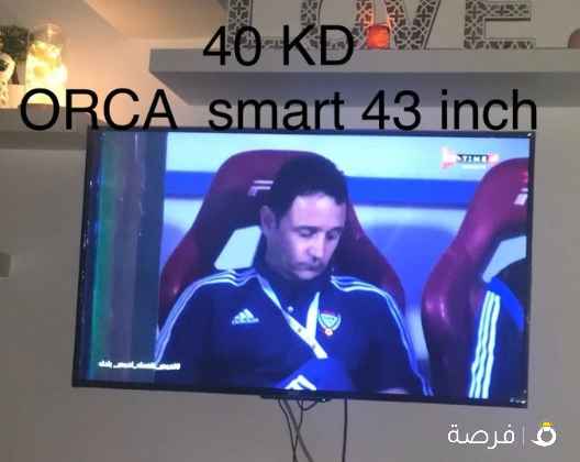 تليفزيون اوركا 43 بوصة مستعمل للبيع