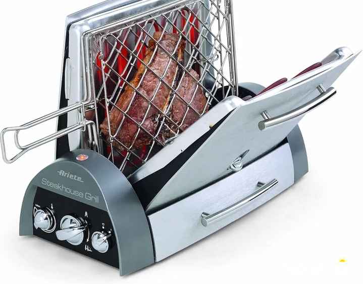 شواية مع شبك داخلي بدون ادخنة