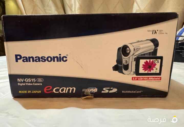كاميرا باناسونيك NV-GS15 مع شنطه و شواحن و شرايط