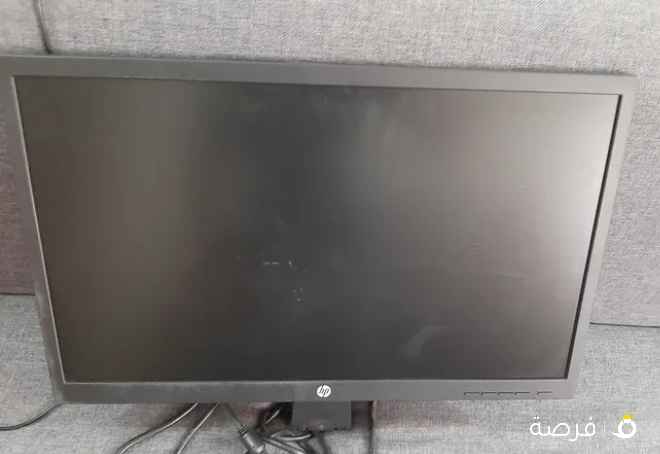 اتش بي P22v G4، شاشة ذكية مسطحة للكمبيوتر 21.5 انش فل اتش دي ليد، أسود شغاله تمام