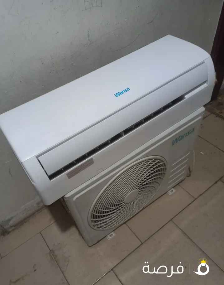 وحدة تكييف طن واحد ونسا موديل حديث نظيفة ممتازة غاز 410