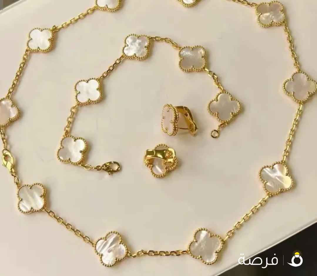 طقم عقد وتراجي وسواره فان كليف توب ماستر تصفيه اكسسوارات البوتيك