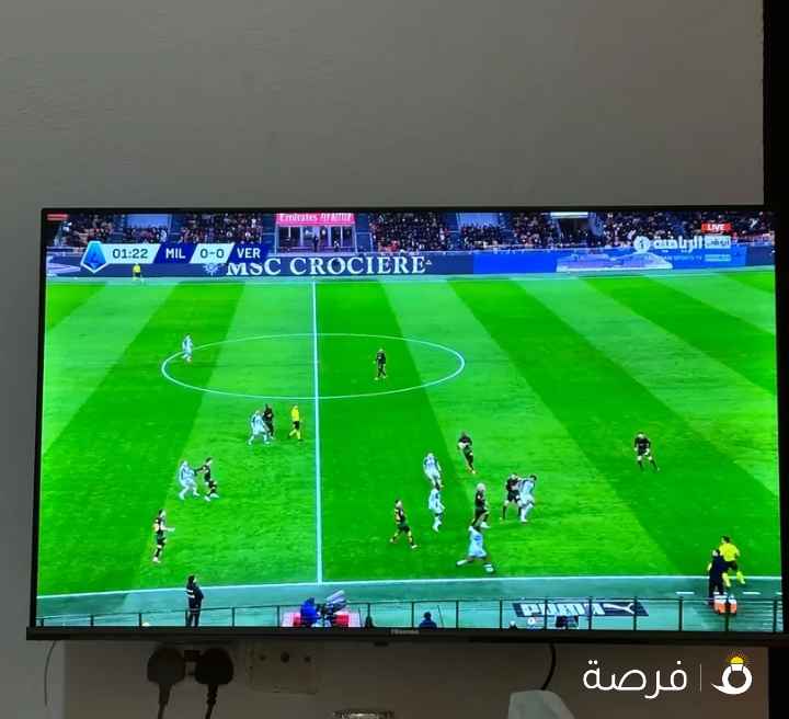 شاشه سمارت بحالة الجديد هايسنس 43 بوصه