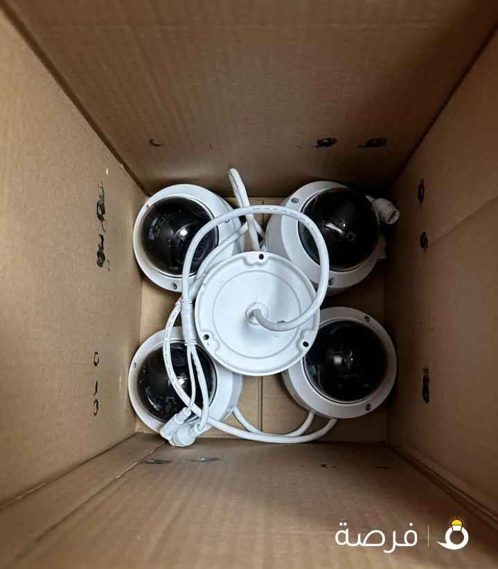 5 Hikvision 4 mega IP cameras عدد 4 كاميرا 4 ميجا