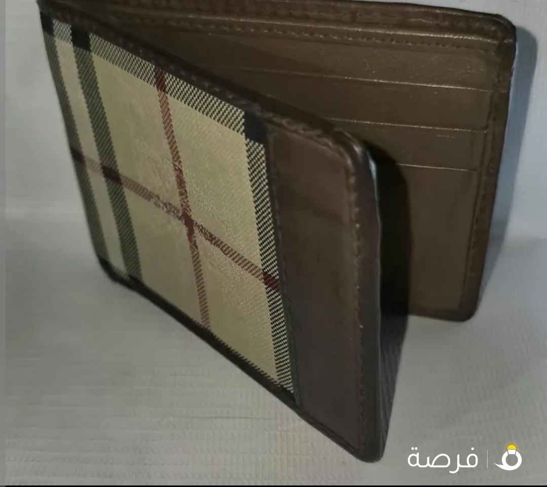 BURBERRY Nova Check Canvas & Leather Wallet