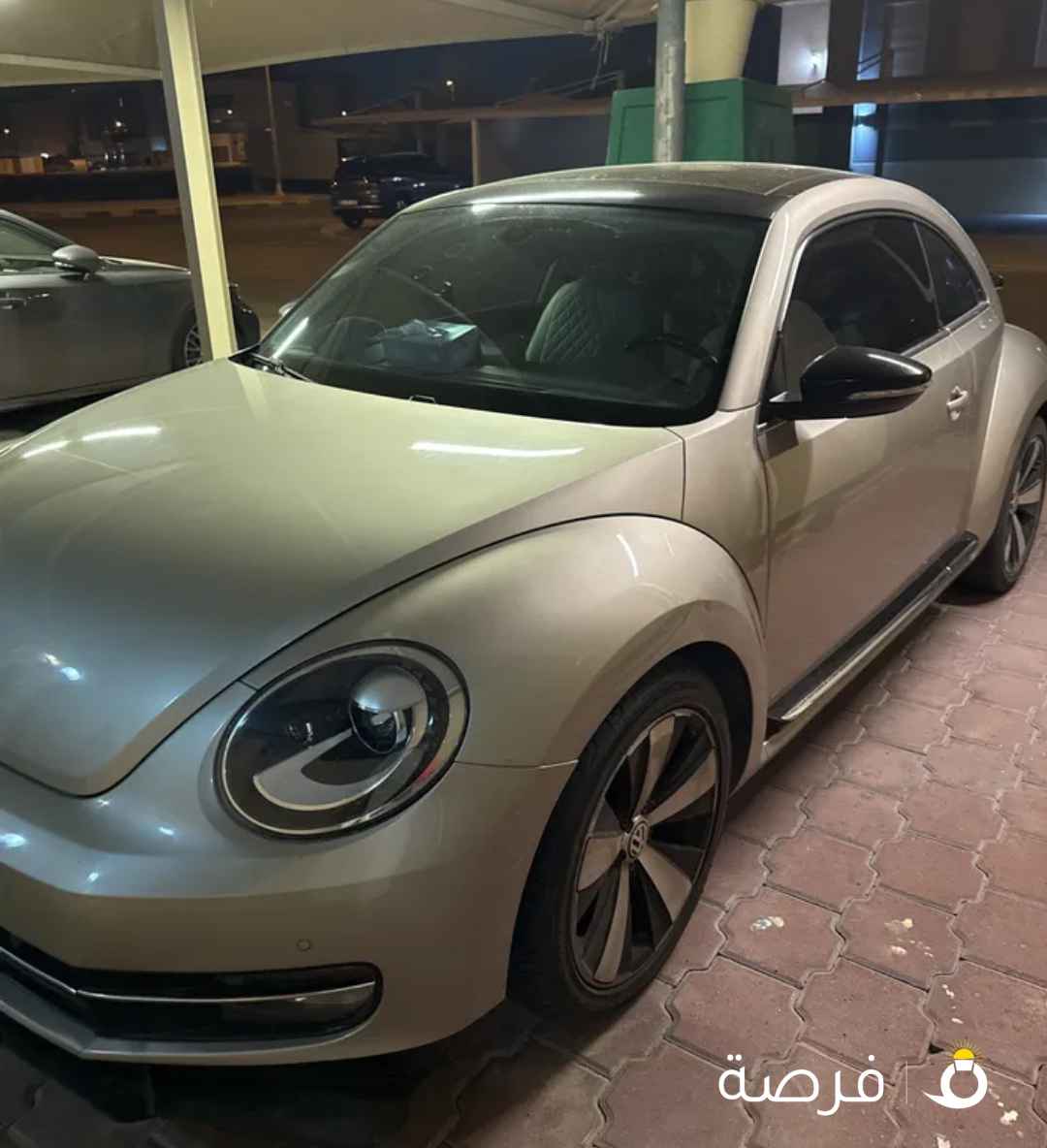 للبيع سيارة فلوكس فاجن بيتل موديل 2016 جميع المواصفات فتحة بالسقف اتوماتيك