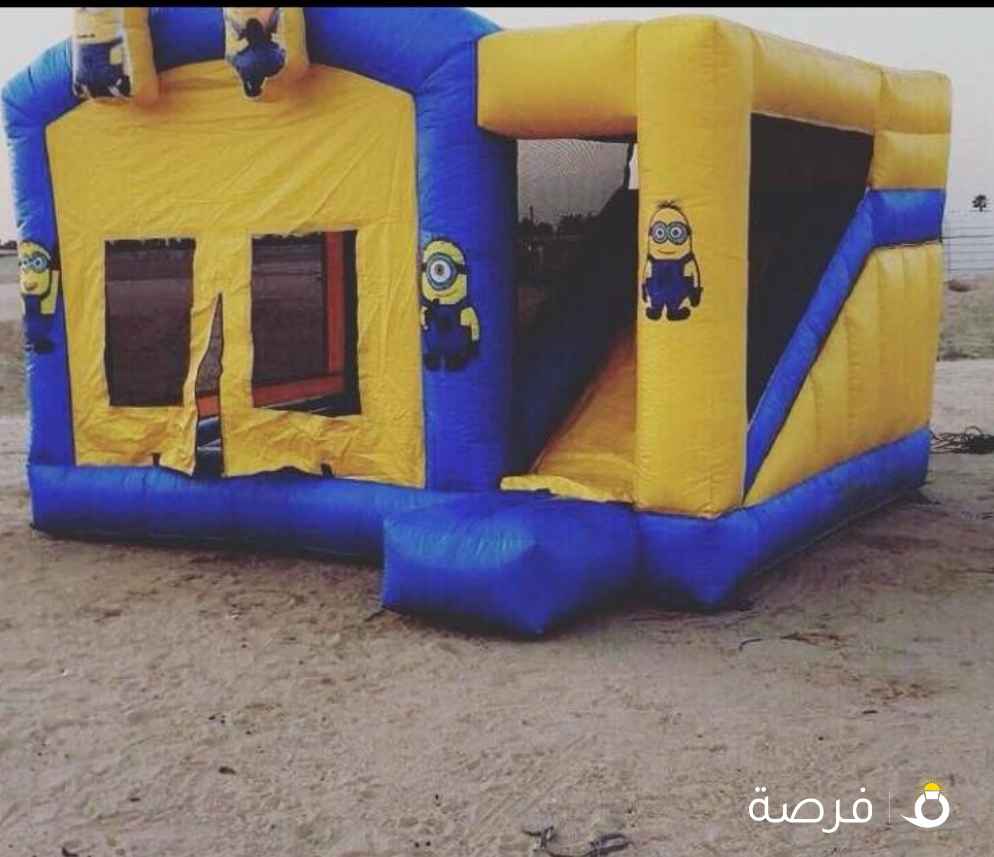 للبيع نطاطيات عاديه وملاعب صابون واجهزه الرقوه