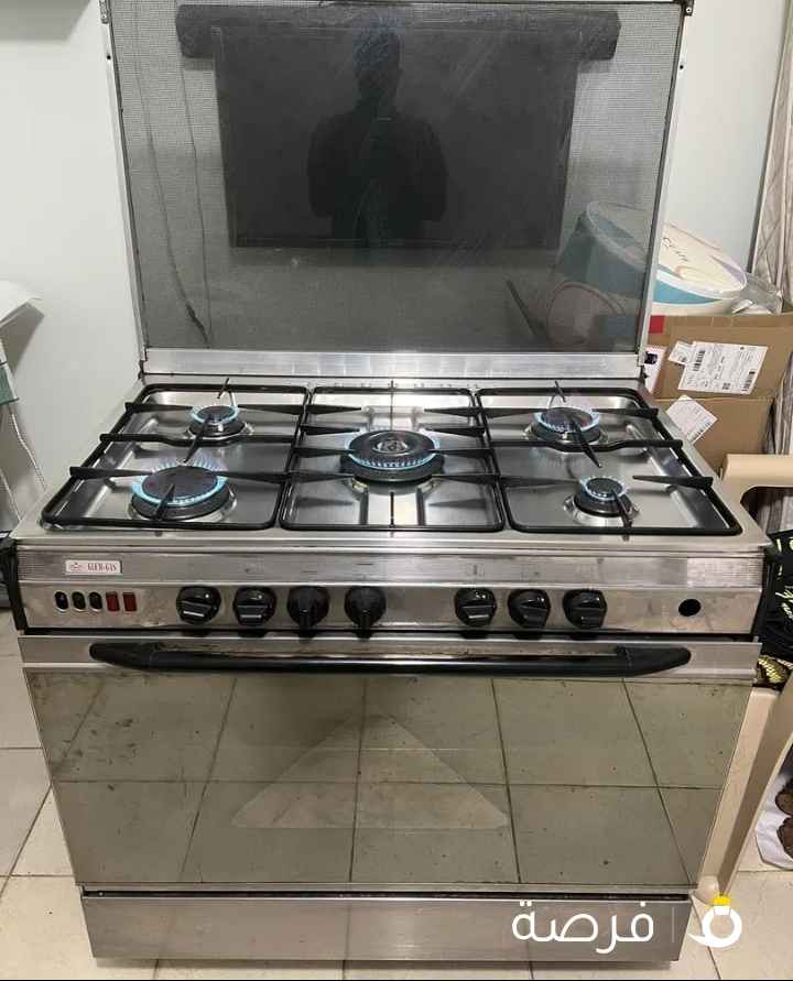 Glem gas 5 burner,Tube and Regulater