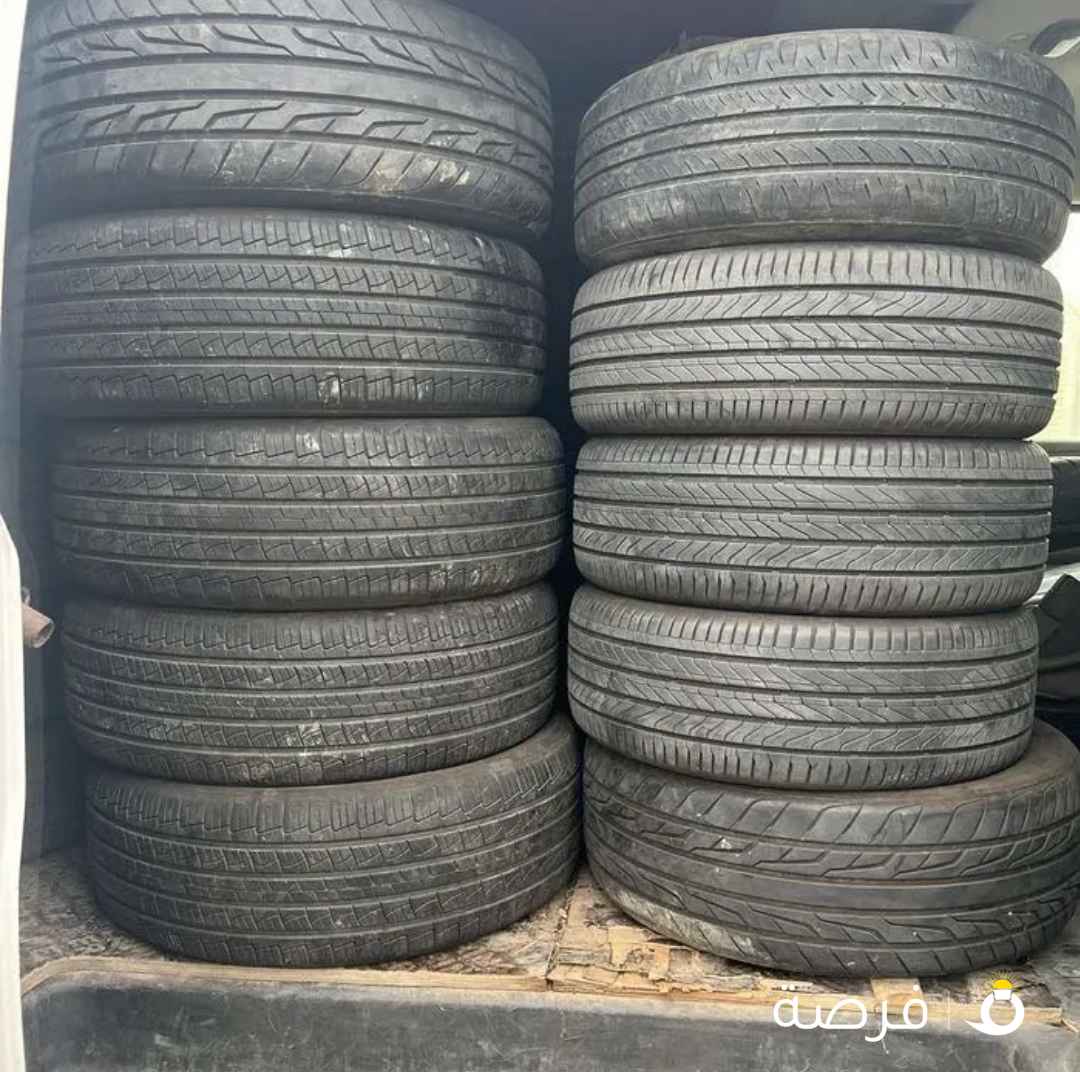 تواير واطارات وكفرات من حجم 16 الي حجم 22 بحالة ممتازه وتواريخ حديثة ت :
