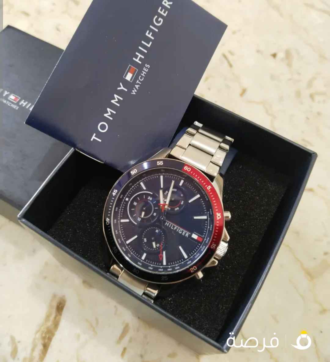 ساعة تومي هيلفيغر معدن فاخرة موديل جديد Tommy Hilfiger Luxury watch size XL