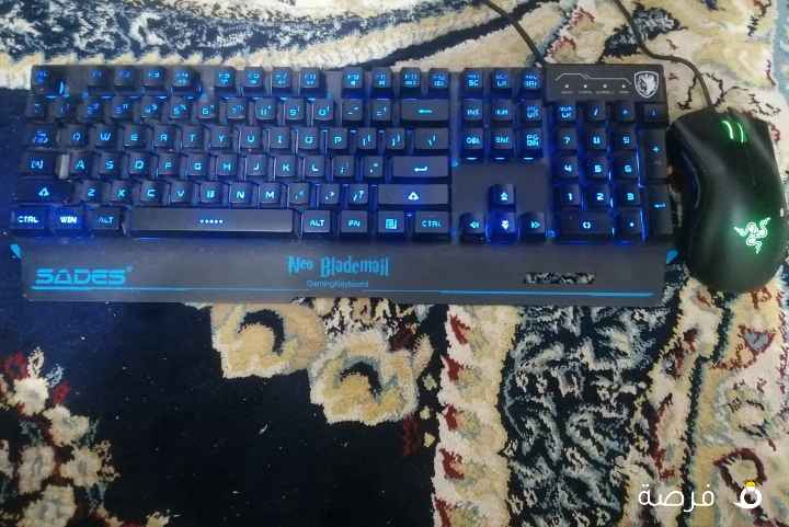 ماوس كيبورد جديد استعمال خفيف جدآ