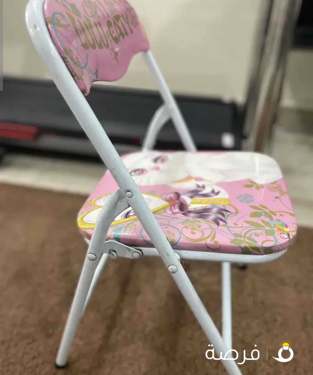 كرسي اطفال لولو كاتي بحالة ممتازة قابل للطي