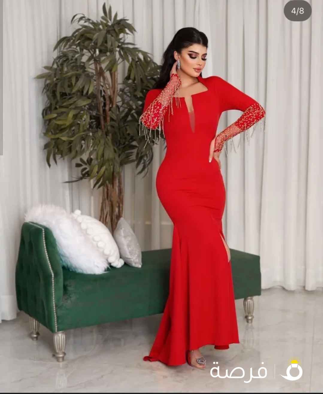 فستان عرس جديد لبسه وحده