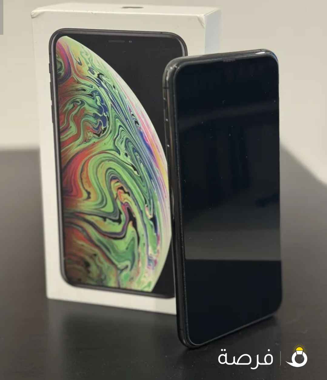 ايفون x max 512 جيجا بحاله الزيرو بطاريه 78 ‎%‎ لون اسود