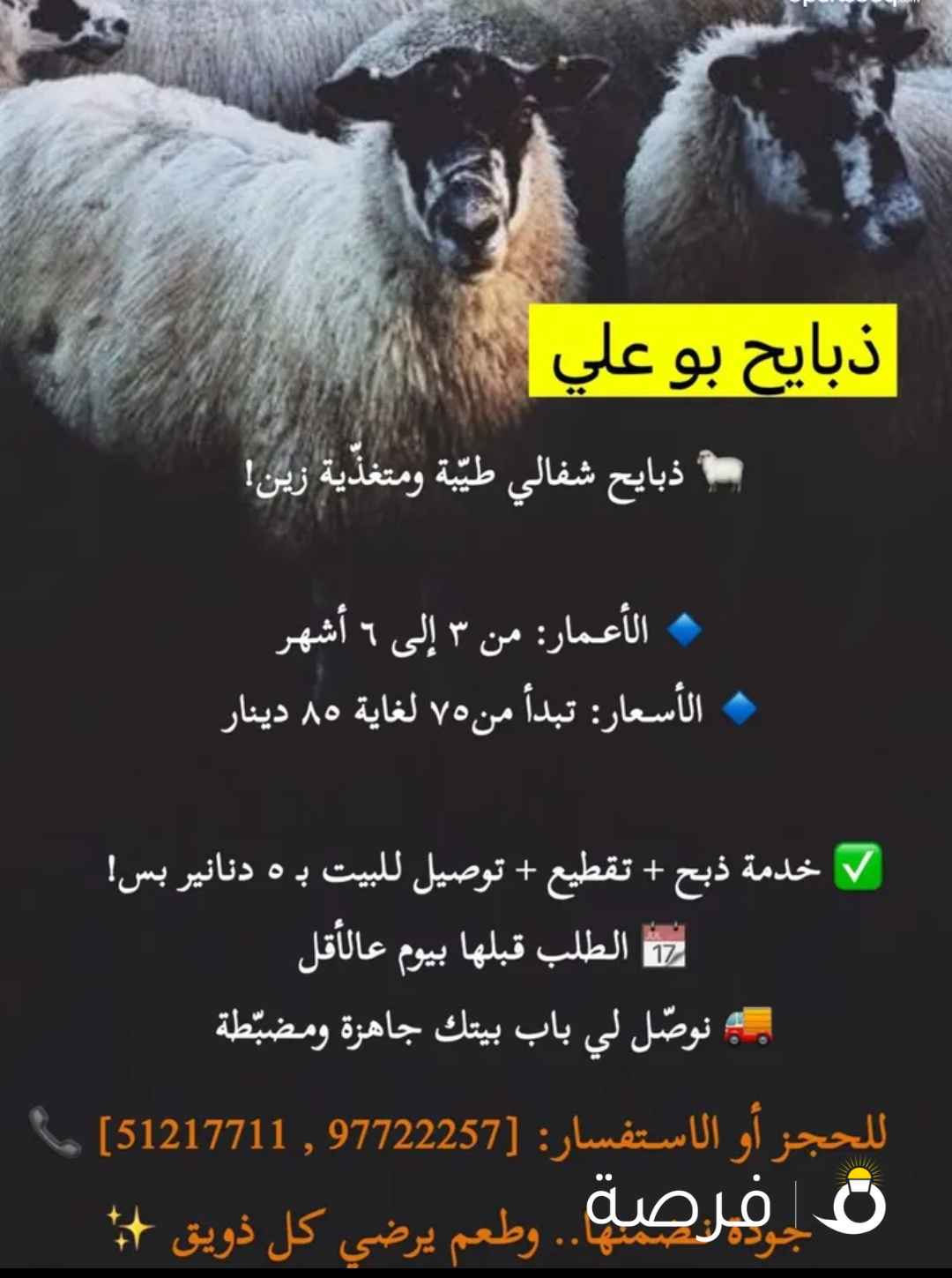 ذبايح للبيع