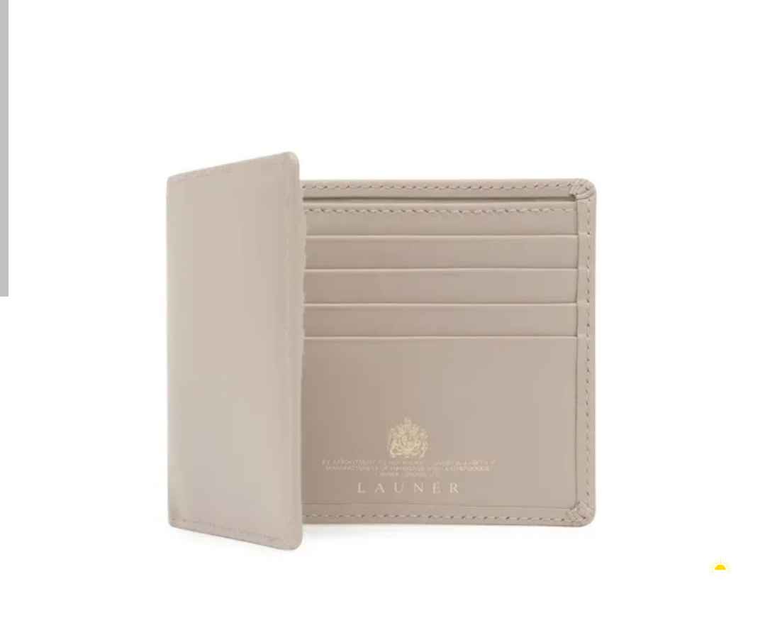 Launer London buttermilk wallet - New