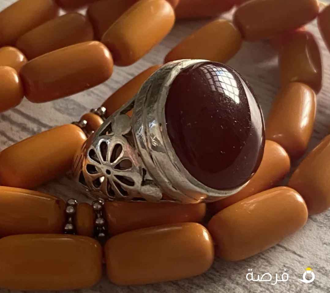 خواتم عقيق يماني مميزة