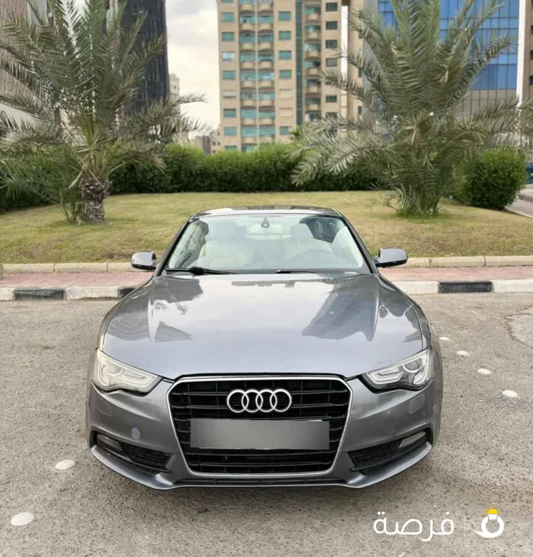 للبيع اودي A5 موديل 2015 وارد الكويت 4 سلندر كامل الموصفات السياره تبارك الرحمن بحاله جدا ممتازة