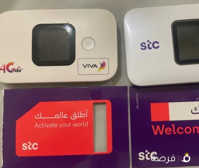 للبيع عدد 2 راوتر فيفا stc 4G