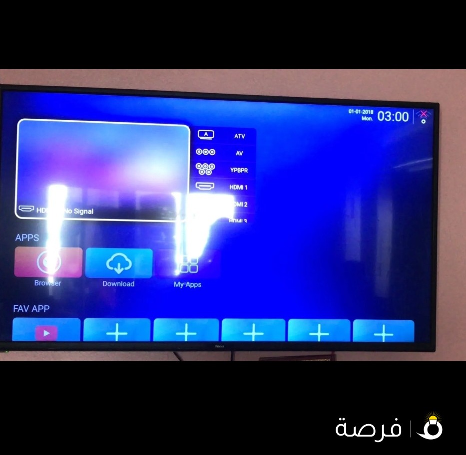 شاشة ونسا 50 بوصة سمارت وجهازtv box من شاومي