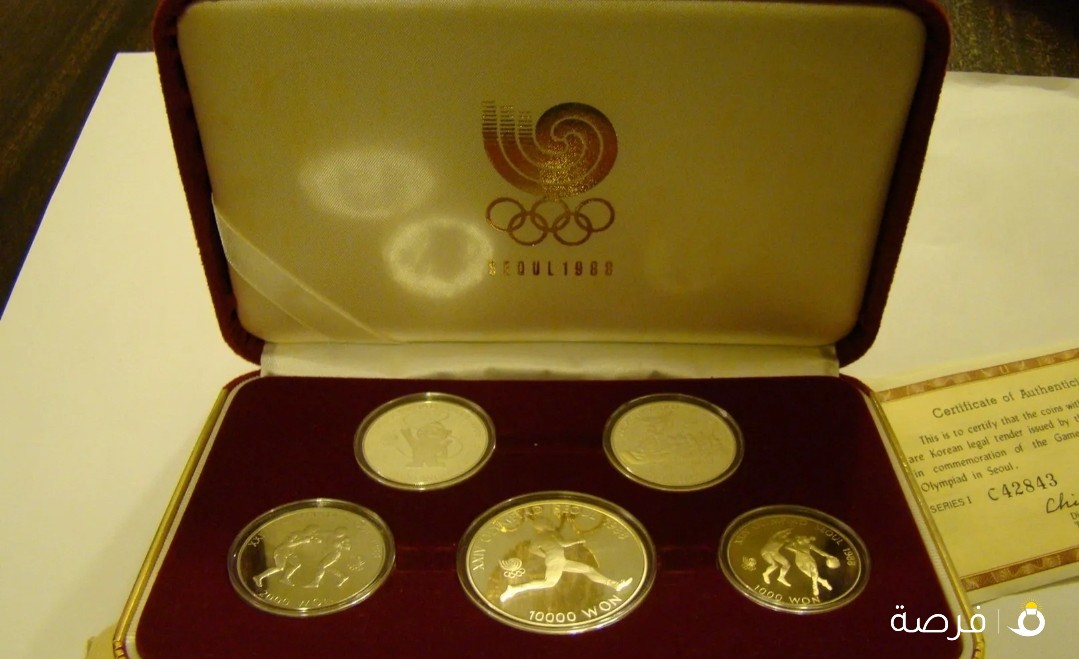 مجموعة اصدار خاص للالعاب الاوليمبية في كوريا عام 1988 Special collection for the 1988 Olympics