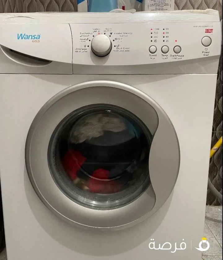 دينار
Wansa Washing Machine Front Loading Fully Automatic for