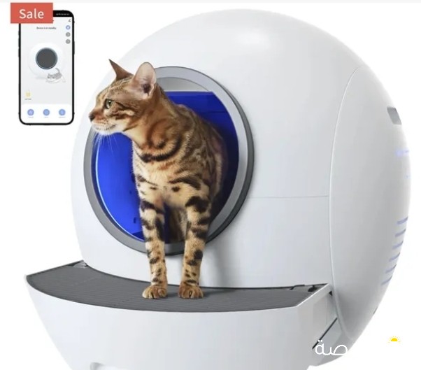 Self cleaning cat litter box