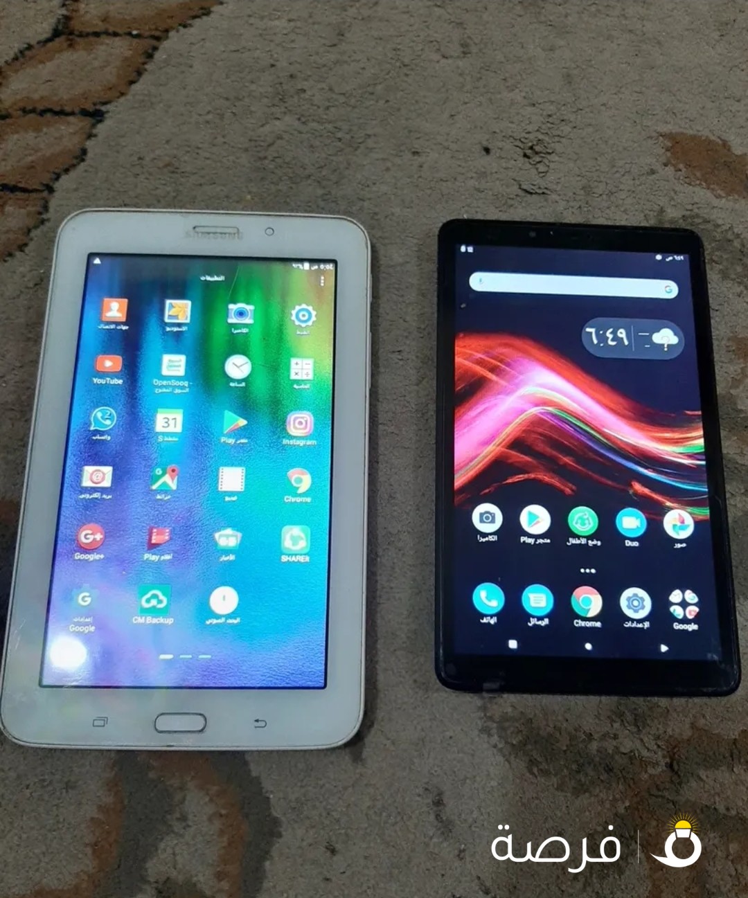 2 تابلت SAMSUNG + Lenovo