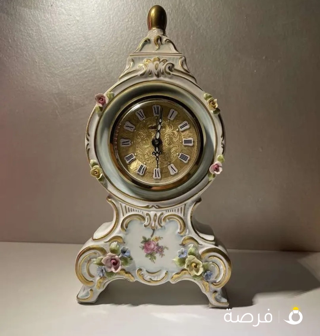 Antique Porcelain Mechanical Clock