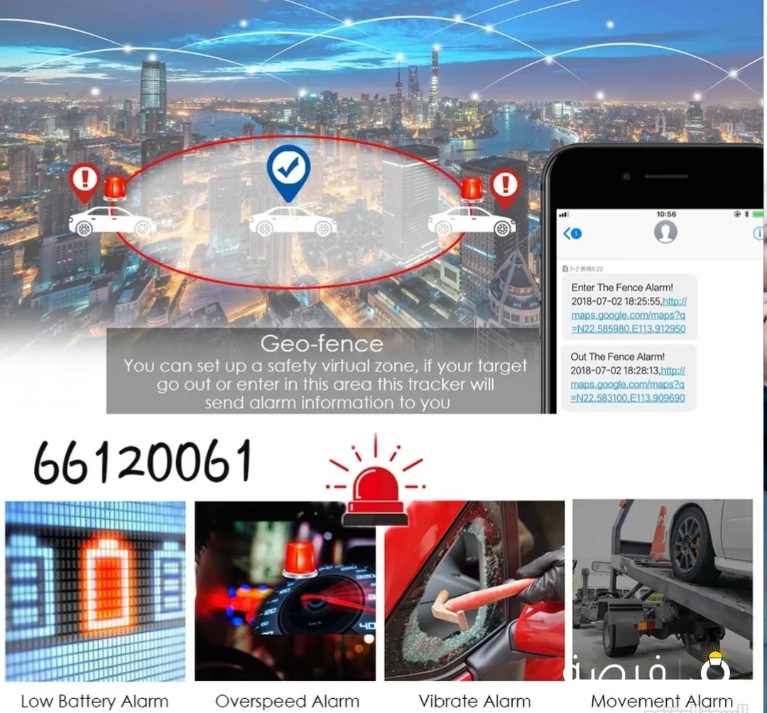 احدث جهاز جي بي اس تتبع للسيلرة والسايق مباشر على التلفون