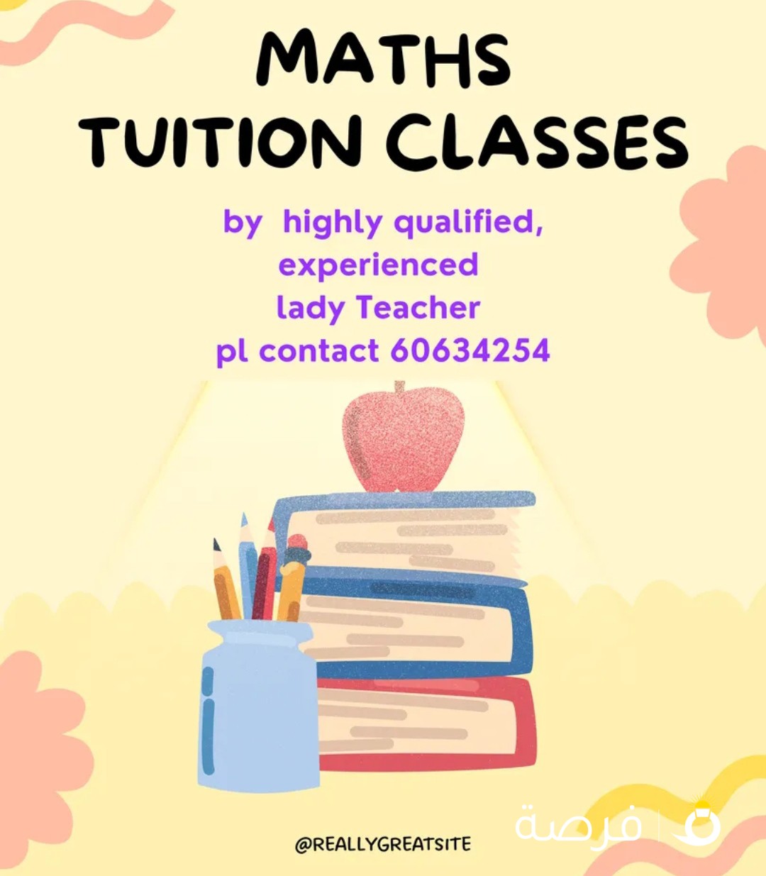 Maths/Science Tuitions by highly qualified, experienced lady teacher at Mahboula block 1 pl