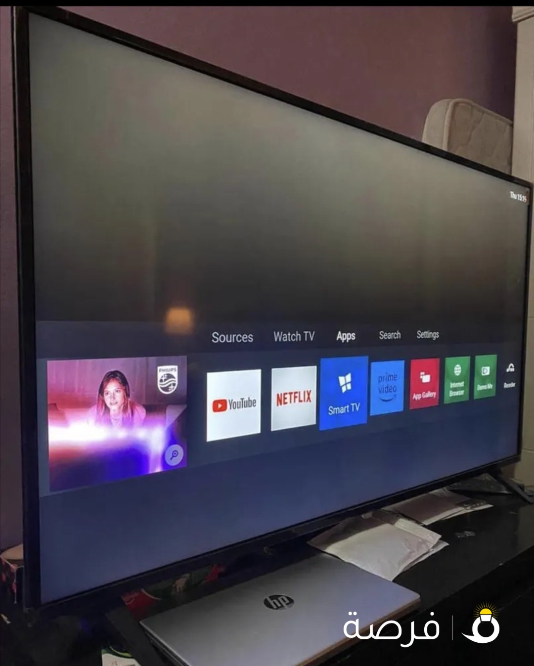 Very nice 55 INCH PHILIPS SMART TV ULTRA SLIM Good as new