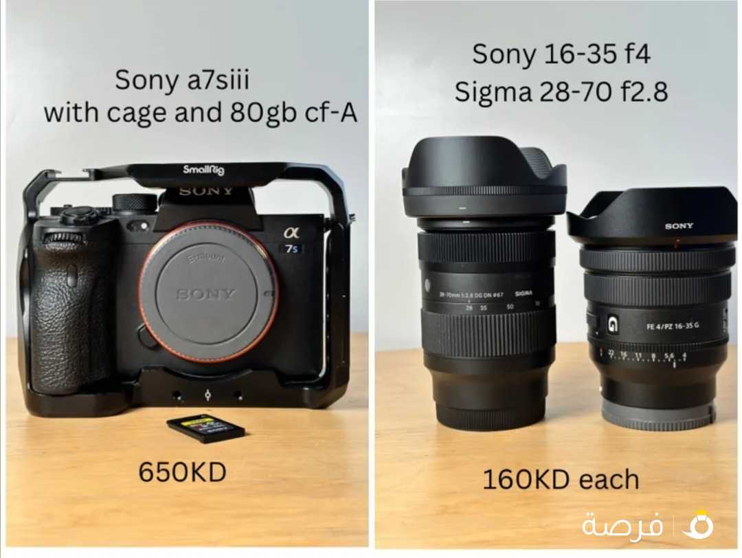 Sony Camera and lenses