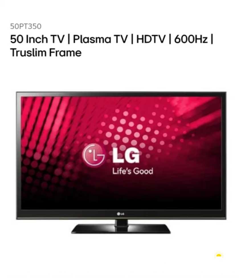 LG Plasma tv for sale