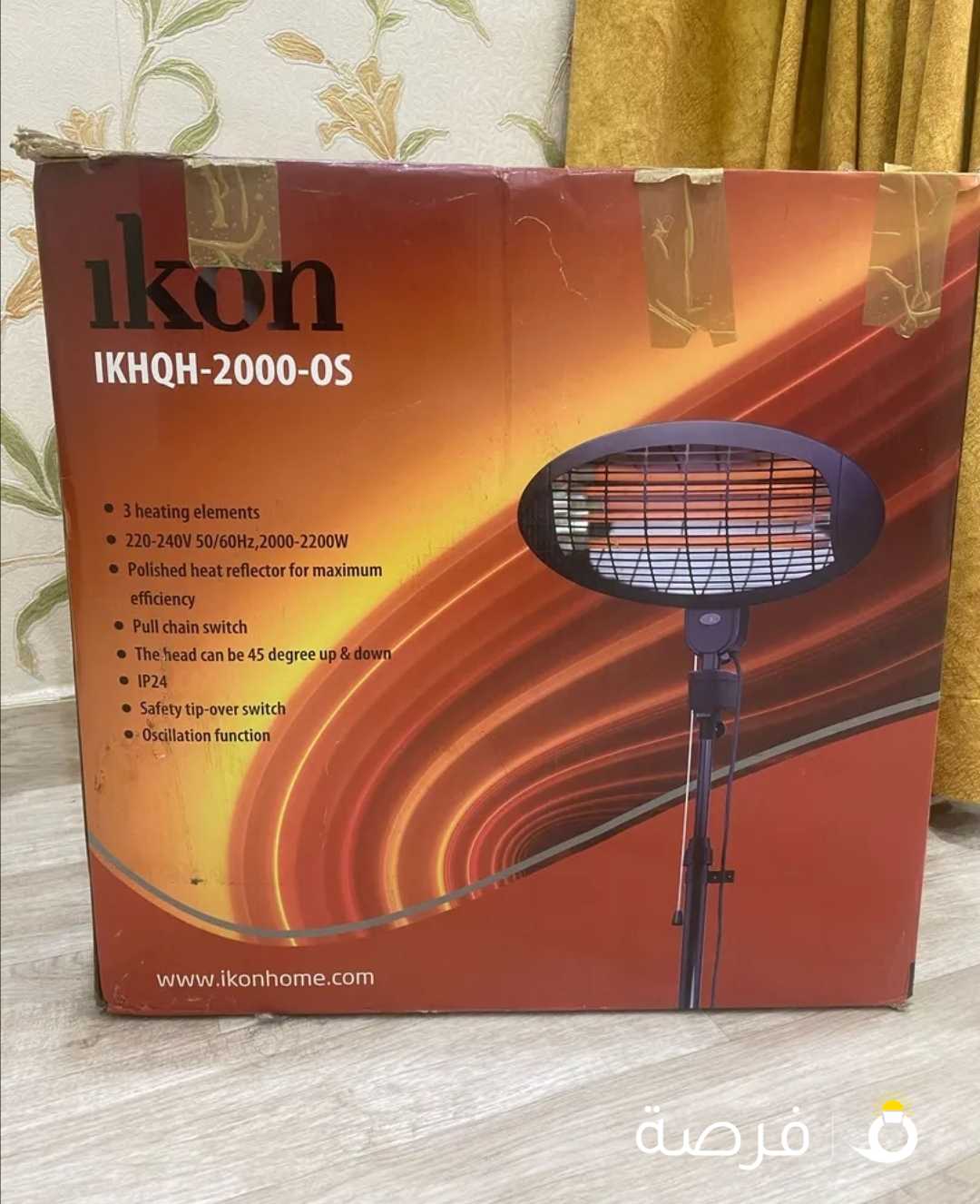 Ikon Electric Heater 1 Month Used (سخان كهربائي ايكون استعمال شهر) Call/Whatsapp :