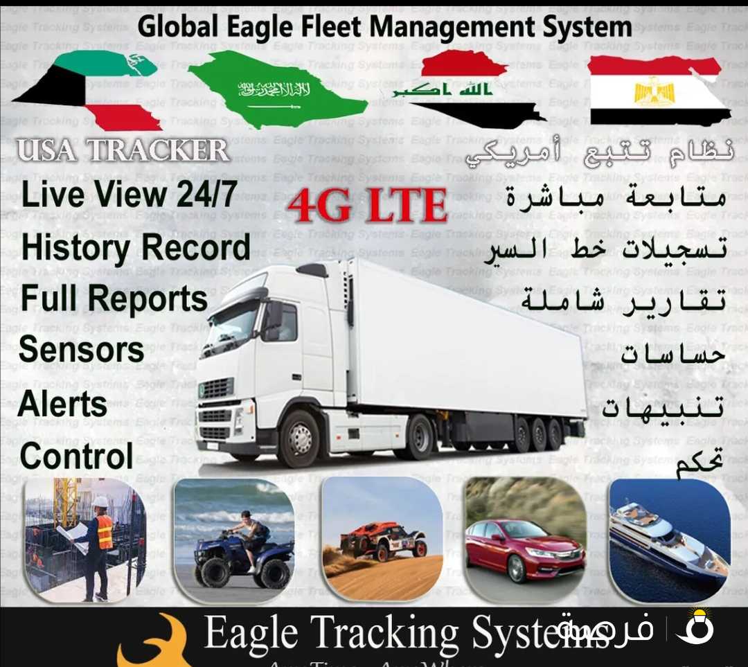 حلول ادارة الاسطول-GPS tracker for car-vehicle tracking-fleet management system-GPS tracking