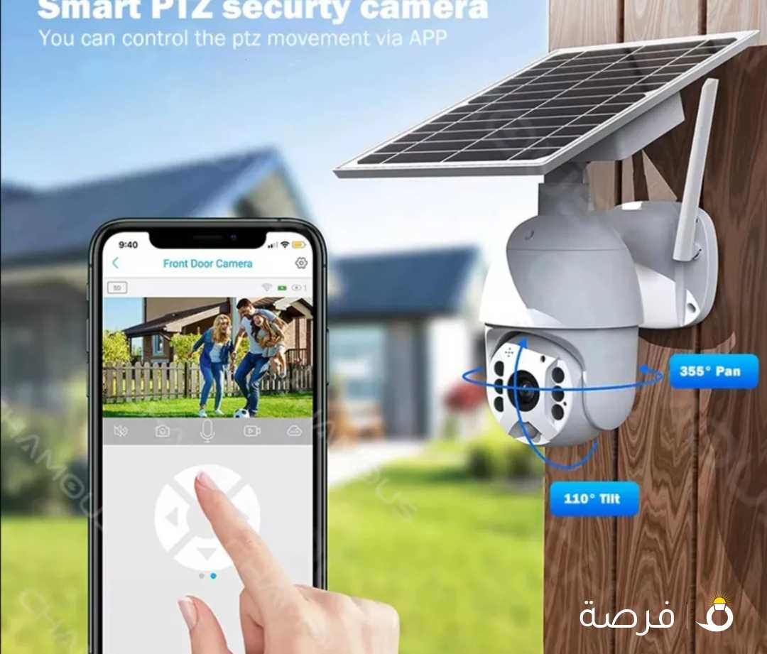 كاميرات مراقبة بشريحة ptz بجودة 4k و بالطاقة الشمسية