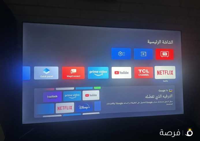 شاشة Tcl ممتازه 4k استعمال بسيط 65 بوصة