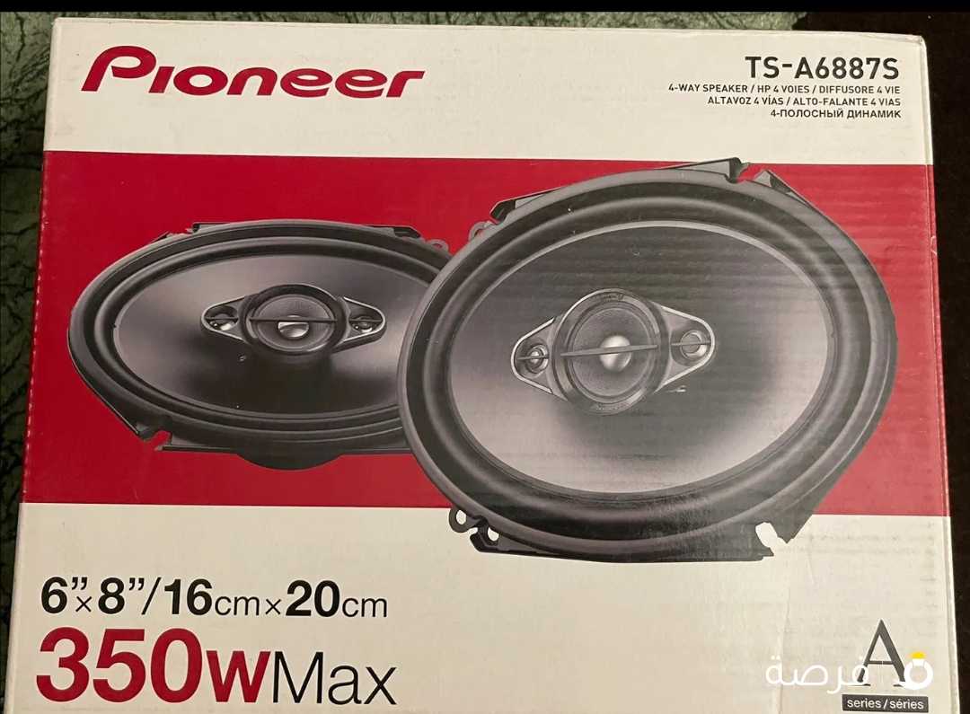 سماعات بايونيير 6x8 انش Pioneer 6x8 inch 4 Way Coaxial Speaker System