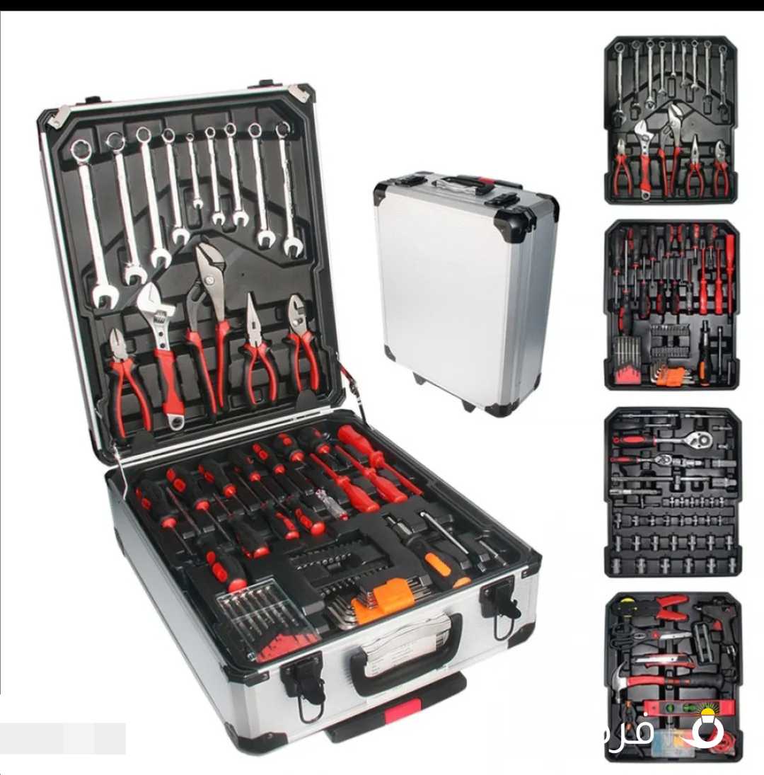 Aluminum Tools Set Box -187 Pcs - صندوق العدة المنزلي - 187 قطعة